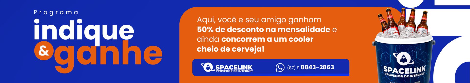 Indique um amigo e ganhe prêmios